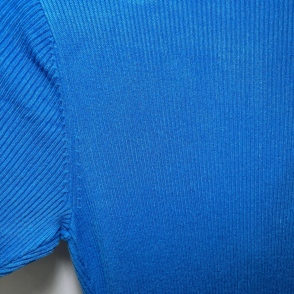 Caroline Constas Vibrant Blue Midi Dress - Picture 6 of 6